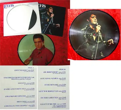 LP Elvis Presley: A Legendary Performer 3 Picture Disc