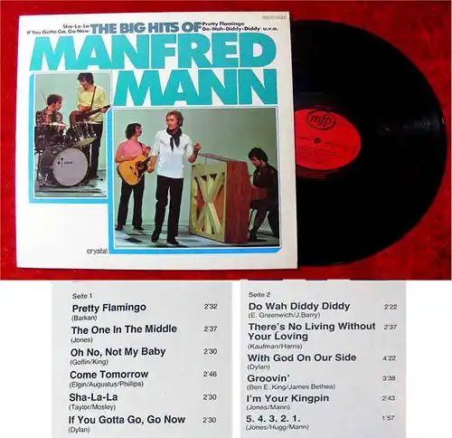 LP Manfred Mann: The Big Hits of Manfred Mann