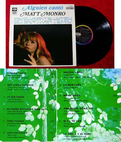 LP Matt Monro: Alguien Cantó
