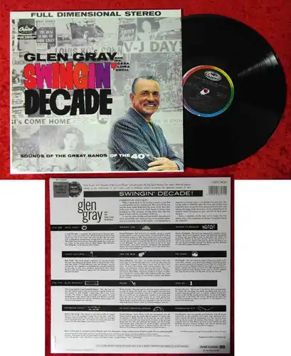 LP Glen Gray & Casa Loma Orchestra: Swingin´ Decade (Capitol 1566171) Frankreich