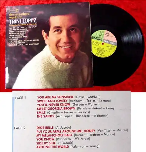 LP Trini Lopez: The Sing-A-Long World Of Trini Lopez