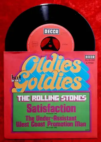 Single Rolling Stones: Satisfaction / Under Assistan (Oldies but Goldies Serie)