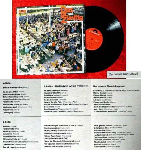LP Karl Loubé: Das ist zünftig (Polydor 237 245) D 1965