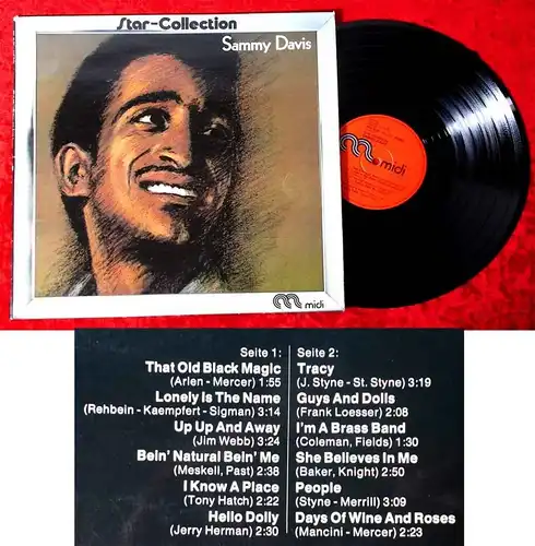 LP Sammy Davis jr.: Star Collection (Midi MID 24 005) D 1972