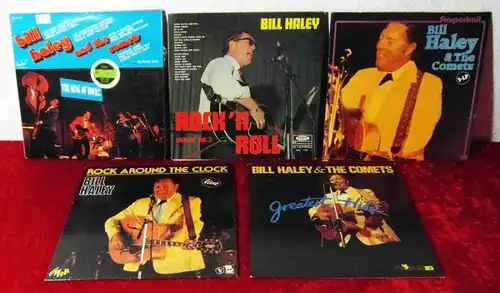 7 Langspielplatten BILL HALEY & COMETS  - Vinylsammlung -