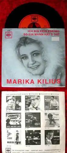 Single Marika Kilius: Ich bin kein Eskimo (CBS 1456)