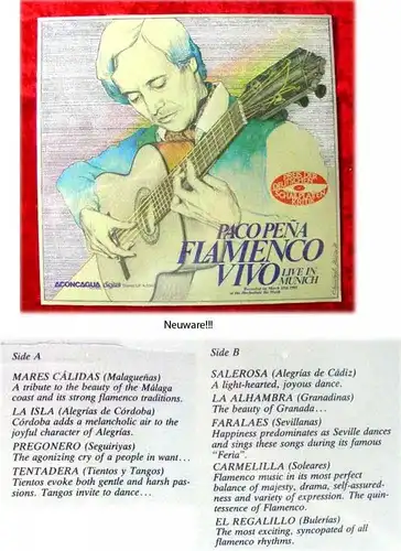 LP Paco Pena Flamenco Vivo Live in Munich 1981 (Fabrikn