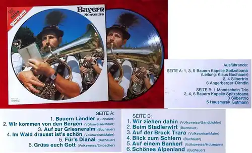 LP Picture Disc Bayern Souvenirs (Delta PDS 108) D