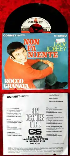 Single Rocco Granata: Non Fa Niente / Lady Loreley (Cornet 3133) D 1969