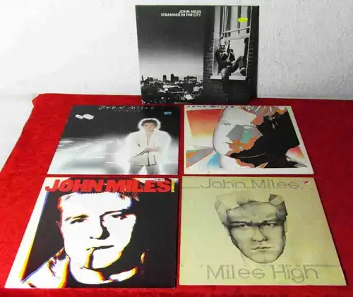 5 Langspielplatten JOHN MILES  - Vinylsammlung -