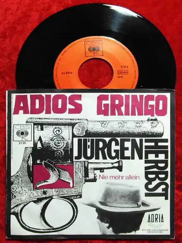 Single Jürgen Herbst: Adios Gringo (CBS 2139) D