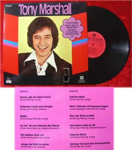 LP Tony Marshall (Clubsonderauflage 1971)