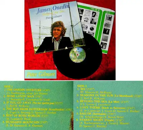 LP Peter Gilmore: James Onedin - Songs of the Sea (Warner Bros. 56 303) D 1976