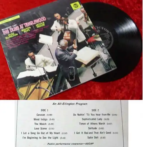 LP Duke Ellington: The Duke at Tanglewood w/Boston Pops