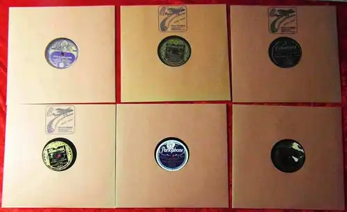 6 Original 78er Schellackplatten  JAZZ & SWING - Chick Webb Ella Kid Ory....