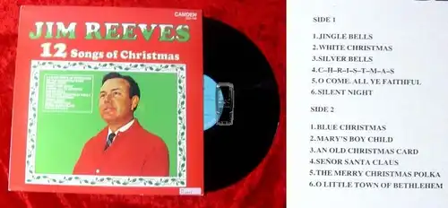 LP Jim Reeves: 12 Songs of Christmas