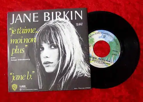 Single Jane Birkin & Serge Gainsbourg: Je t´aime moi...