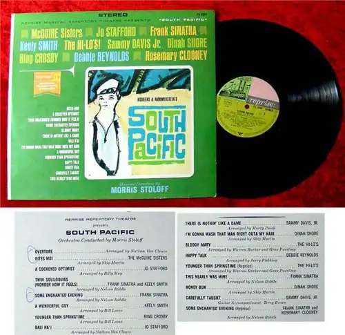 LP South Pacific Sinatra Martin Davis Crosby 1964