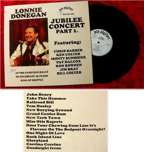 LP Lonnie Donegan Jubilee Concert Part 1 Chris Barber K