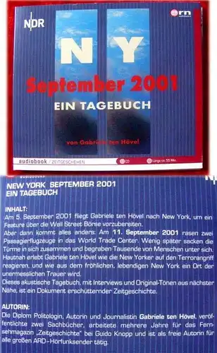 CD N Y September 2001 Ein Tagebuch von Gabriele ten Höv