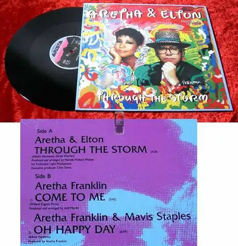 Maxi Aretha Franklin & Elton John: Through the Storm