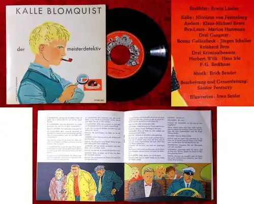 Single Kalle Blomquist der Meisterdetektiv (Polydor 55 040 KN) D 1960