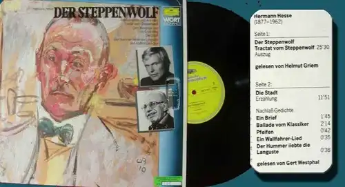 LP Der Steppenwolf - Helmut Griem Gert Westphal