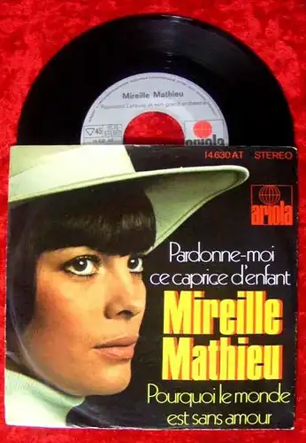 Single Mireille Mathieu Pardonne-moi ce caprice d´enfan