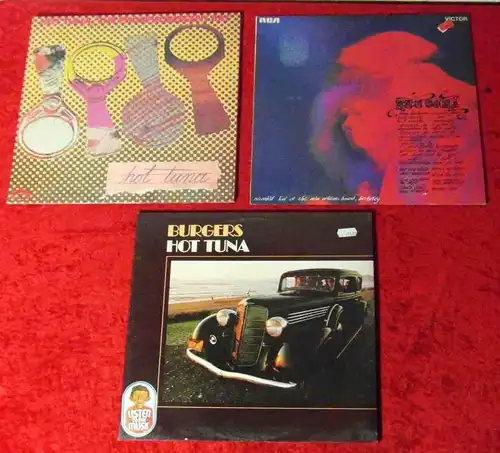 3 Langspielplatten HOT TUNA   - Vinylsammlung -