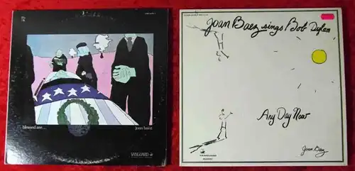 4 Langspielplatten JOAN BAEZ  - Vinylsammlung -