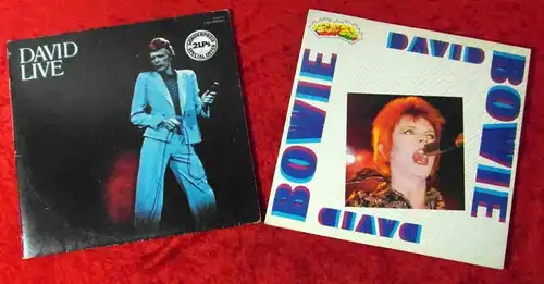 3 Langspielplatten DAVID BOWIE  - Vinylsammlung -