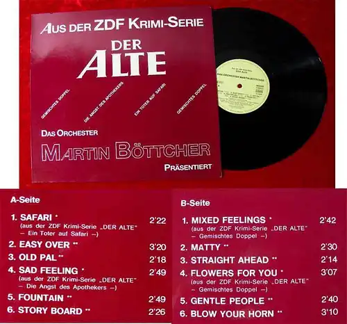 LP Martin Böttcher: Musik aus der ZDF-Serie "Der Alte" (Egal 85 005) D 1986
