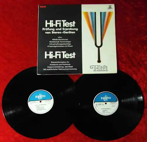 2LP Hi-Fi Test - Prüfung & Erprobung von Stereo Geräten (Erato ZL 30500) NL 1977