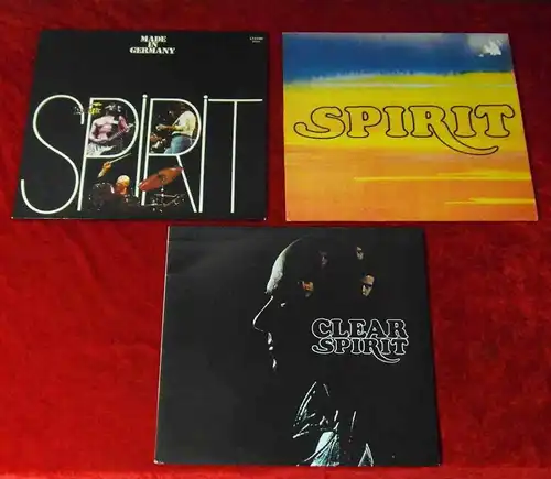 2 Langspielplatten / 1 Maxi Single  SPIRIT  - Vinylsammlung -