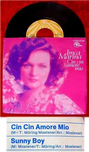 Single Imca Marina Cin Cin Amore Mio 1975