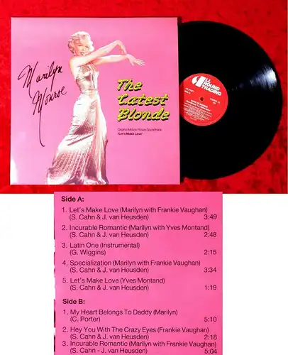 LP Marilyn Monroe: The latest Blonde - Let´s Make Love (AllTrade 31077) EEC