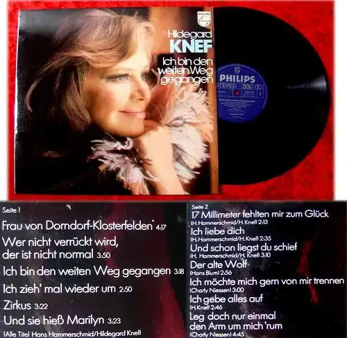 LP Hildegard Knef Ich bin den weiten Weg gegangen