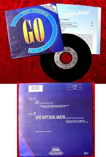 Single Scott Fitzgerald: Go (Eurovision Song Contest 1988) w/PR Facts