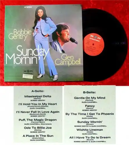 LP Bobbie Gentry & Glen Campbell Sunday Mornin´seltene