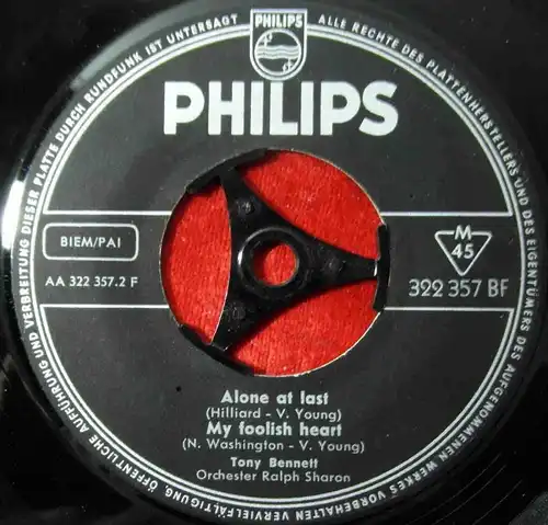 Single Tony Bennett: Firefly (Philips 322 357 BF) D