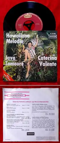 Single Caterina Valente: Hawaiiana Melodie (Decca D 19 420) D