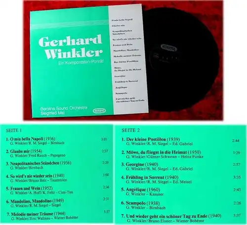 LP Berolina Sound Orchestra Siegfried Mai Gerhard Winkl