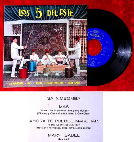 EP Los 5 Del Este (Regal SEDL 19.392) Spanien 1964