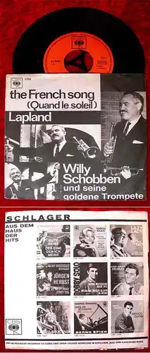 Single Willy Schobben & seine goldene Trompete: The French Song (CBS 1702) D