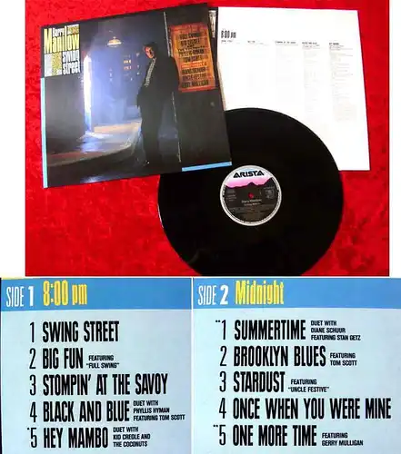 LP Barry Manilow: Swing Street (Arista 208 878) D 1987
