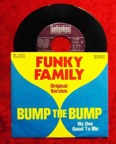 Single Funky Family: Bump The Bump (Bellaphon BF 18 343) D 1975