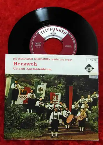 Single Egerländer Musikanten Ernst Mosch: Herzweh (Telefunken U 55 262) D