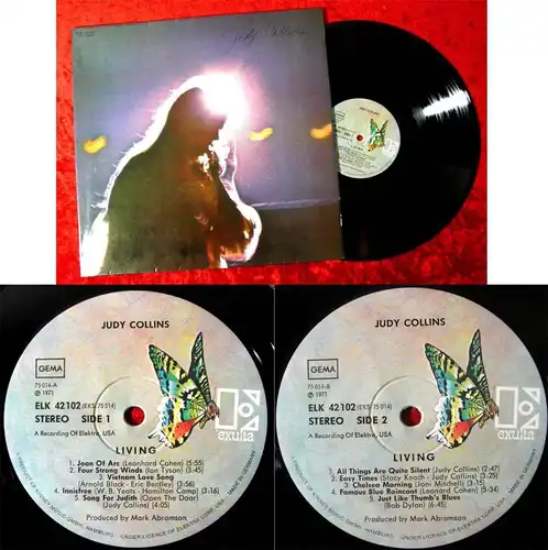 LP Judy Collins: Living (Elektra ELK 42 102) D 1971