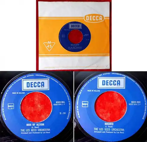 Single Les Reed: Man of Action (Decca 6103 004) NL