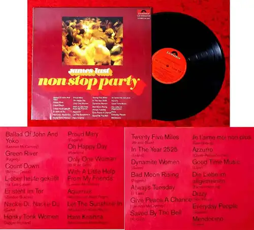 LP James Last: Non Stop Party (Polydor 92 249) Clubsonderauflage D 1970